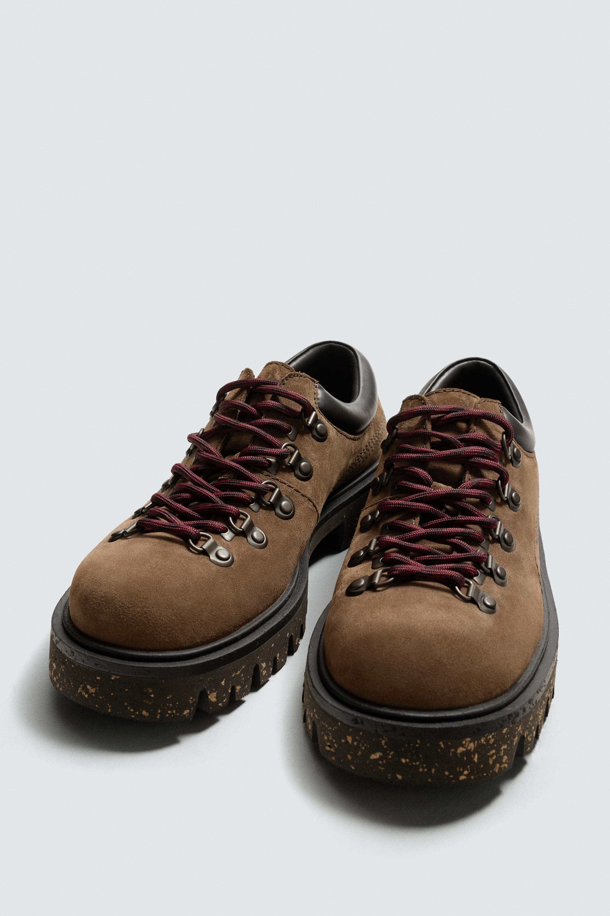 レザーフックシューズ - ブラウン | ZARA Japan / 日本