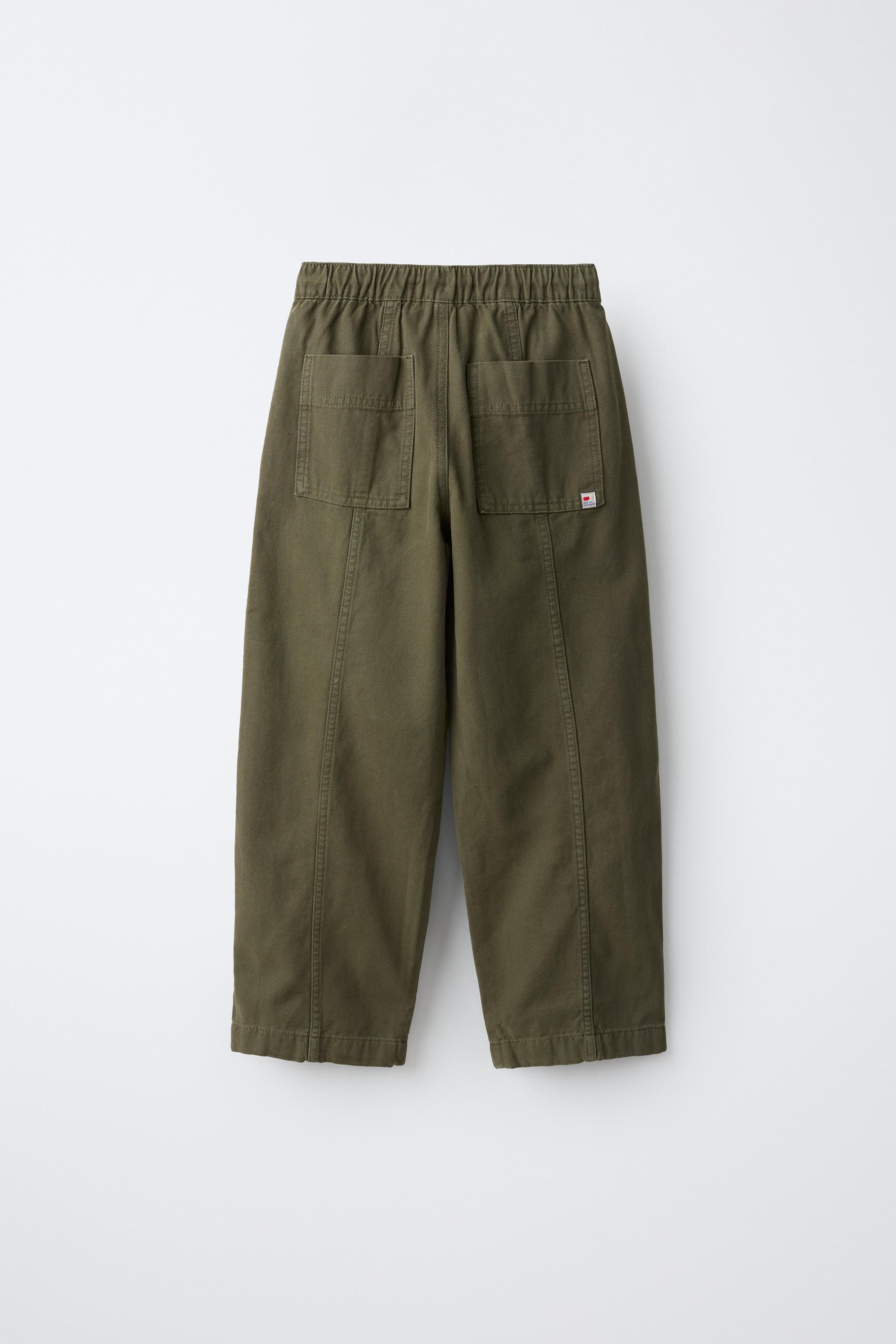 CANVAS BAGGY PANTS