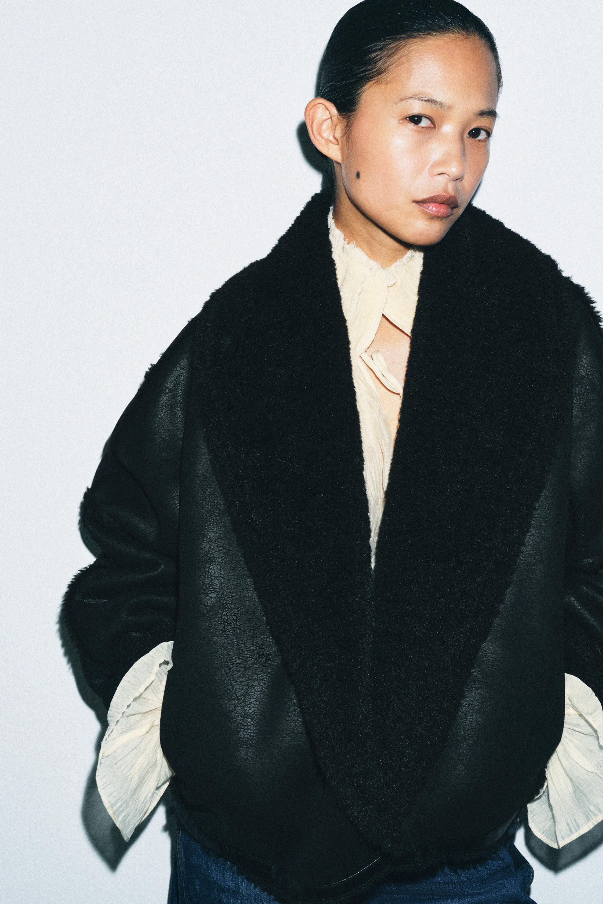 ZW COLLECTION FAUX FUR JACKET