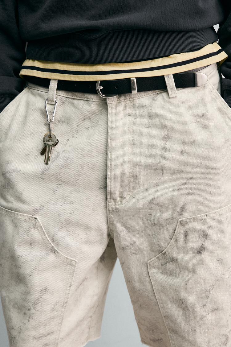 Pantalones cortos Bermuda de carpintero de corte relajado 6