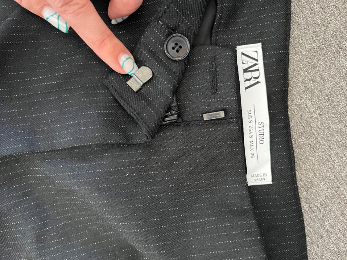 STRIPED WOOL BLEND TROUSERS - Image 5