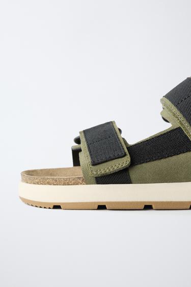 SANDALES TECHNIQUES - Vert kaki de Zara - Image 7