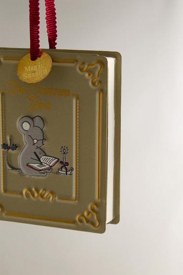 LOT DE DÉCORATIONS DE SAPIN DE NOËL EN FER LIVRES (LOT DE 3) - Multicolore de Zara - Image 3