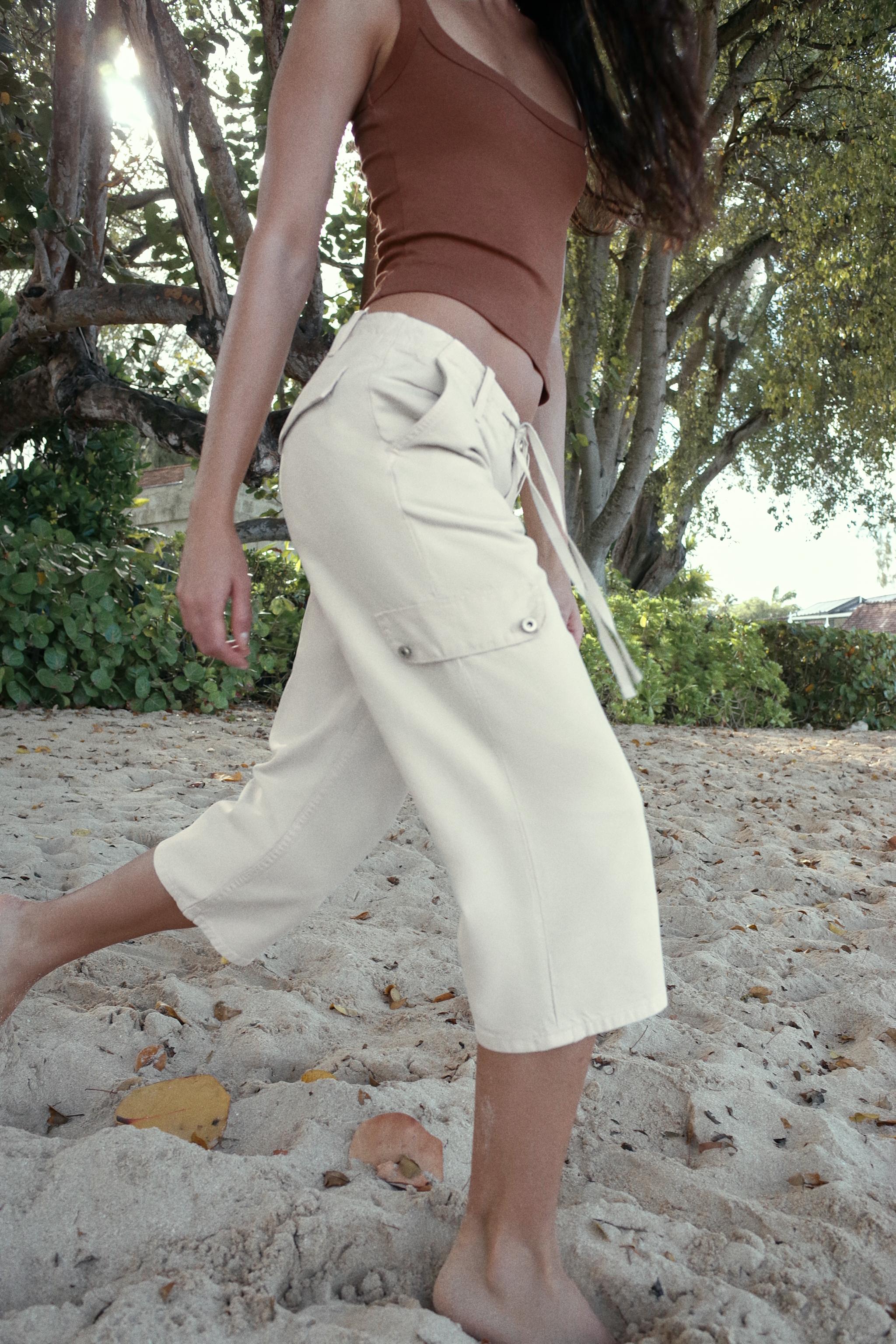 PANTALON CAPRI CARGO