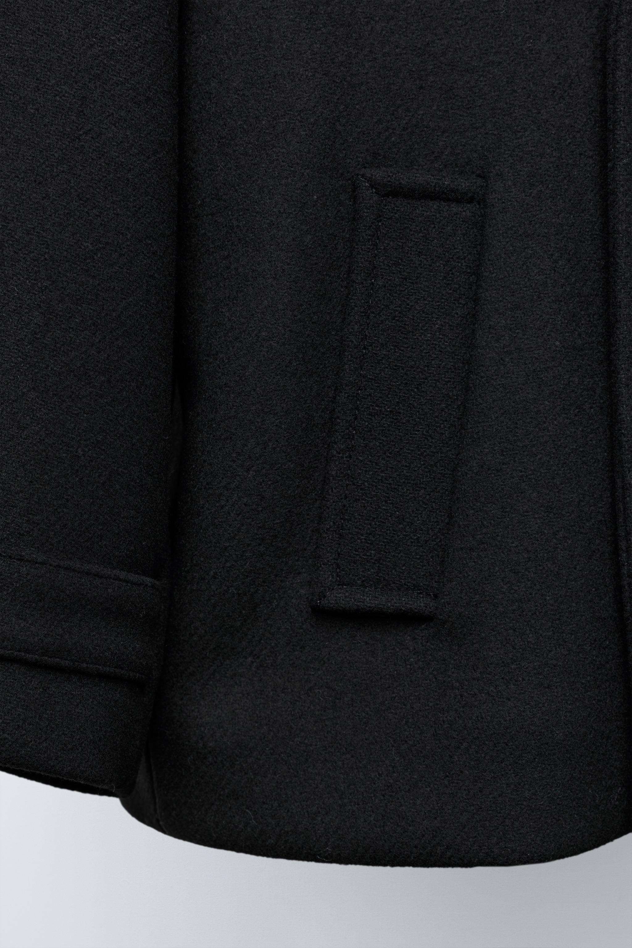 MANTEAU EN DRAP DE LAINE