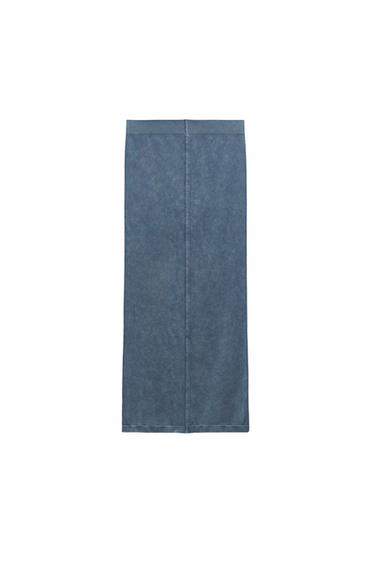 STRETCH POLYAMIDE BODYCON CROP TOP