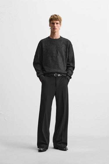 WIDE-LEG TROUSERS - Black by Zara - Image 0