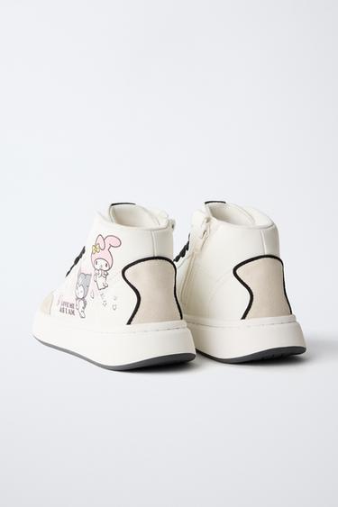KUROMI © SANRIO BASKET TRAINERS - White by Zara - Image 5
