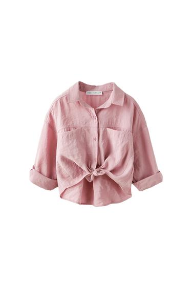 FLOWY KNOTTED SHIRT