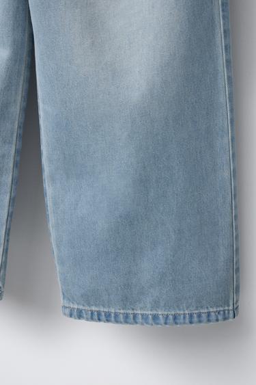 WIDE-LEG JEANS - Blue / Green by Zara - Image 3