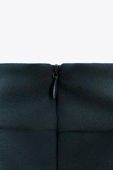 HALTER CREPE TOP - Petrol blue by Zara - Image 6