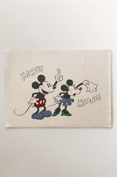 Zara KIDS’ MICKEY & MINNIE ©DISNEY BATH MAT - Light beige