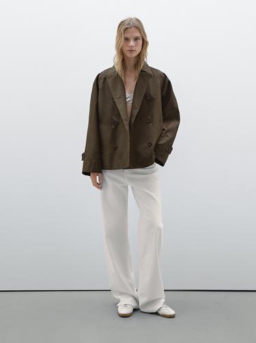 Trench capa corta water repellent - 763 de Zara