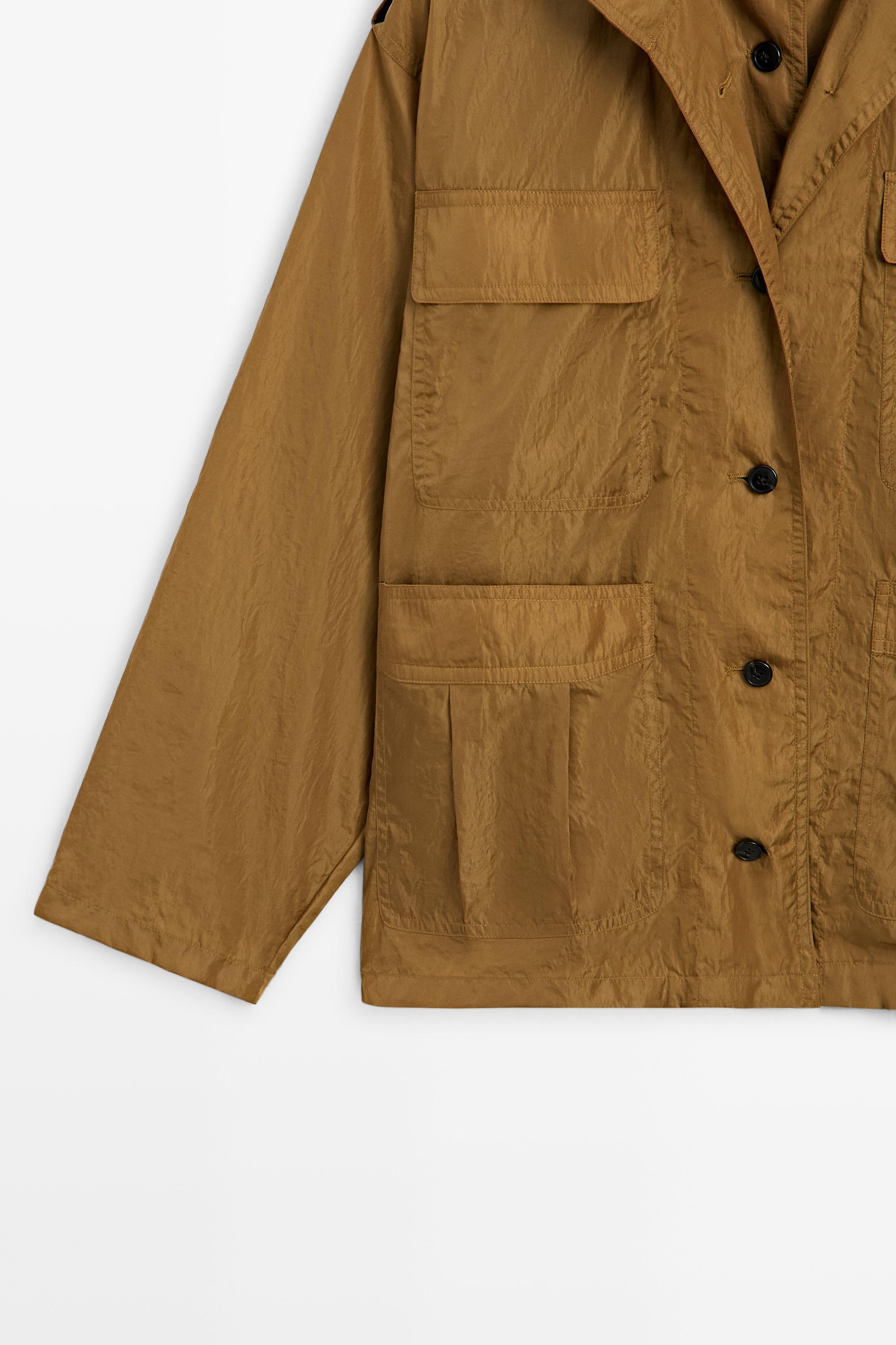 Technical overshirt with pocket details