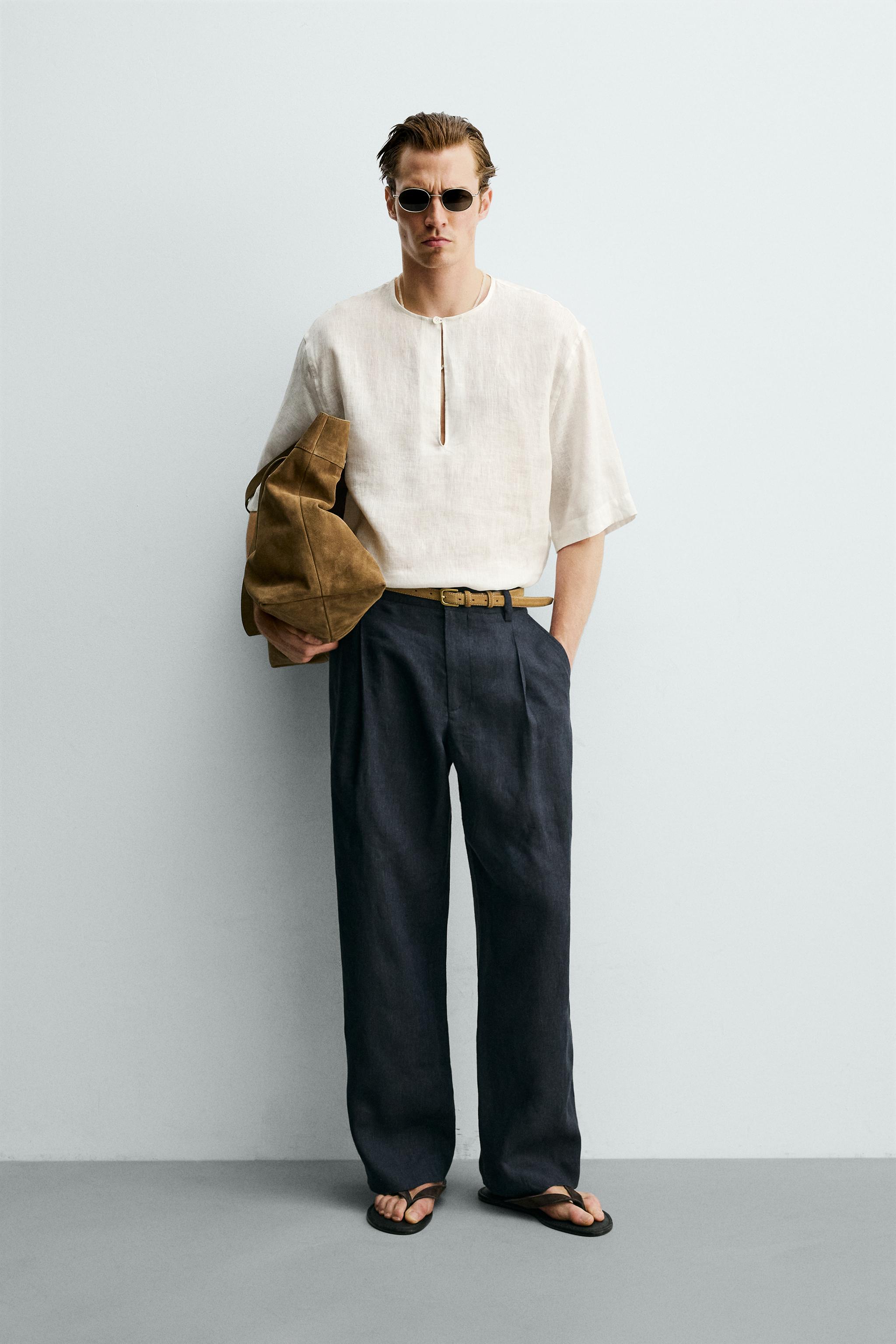 100% LINEN RELAXED FIT SHIRT