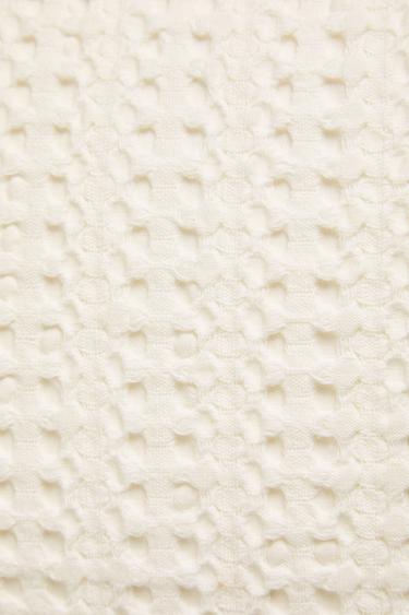 HOUSSE DE COUSSIN ENFANT ONDULÉE - Crème de Zara - Image 2
