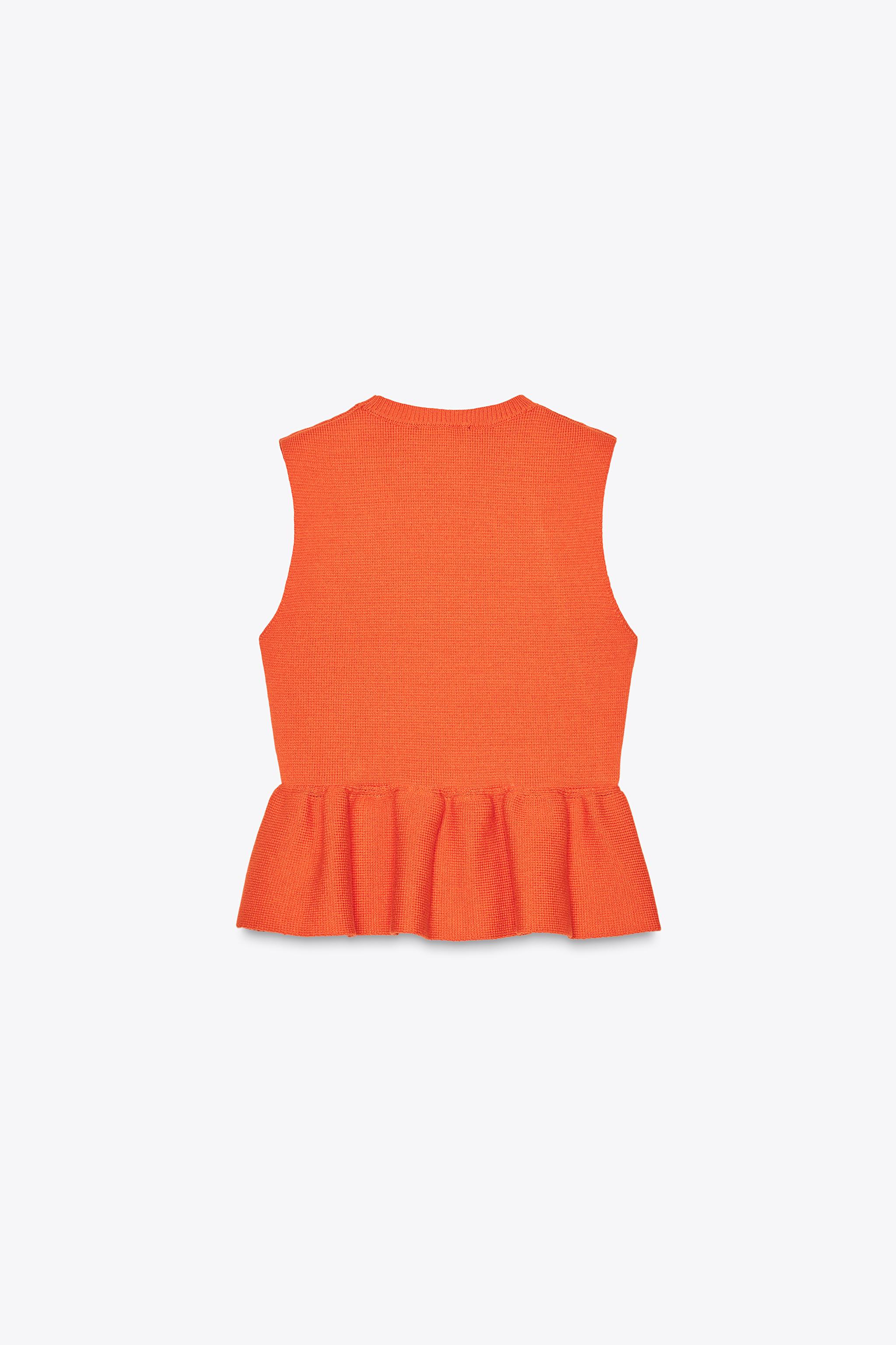 𝐴𝑖𝑚𝑖 | ZARA 1.ペプラムリボントップス 2606/777 2.エンボス
