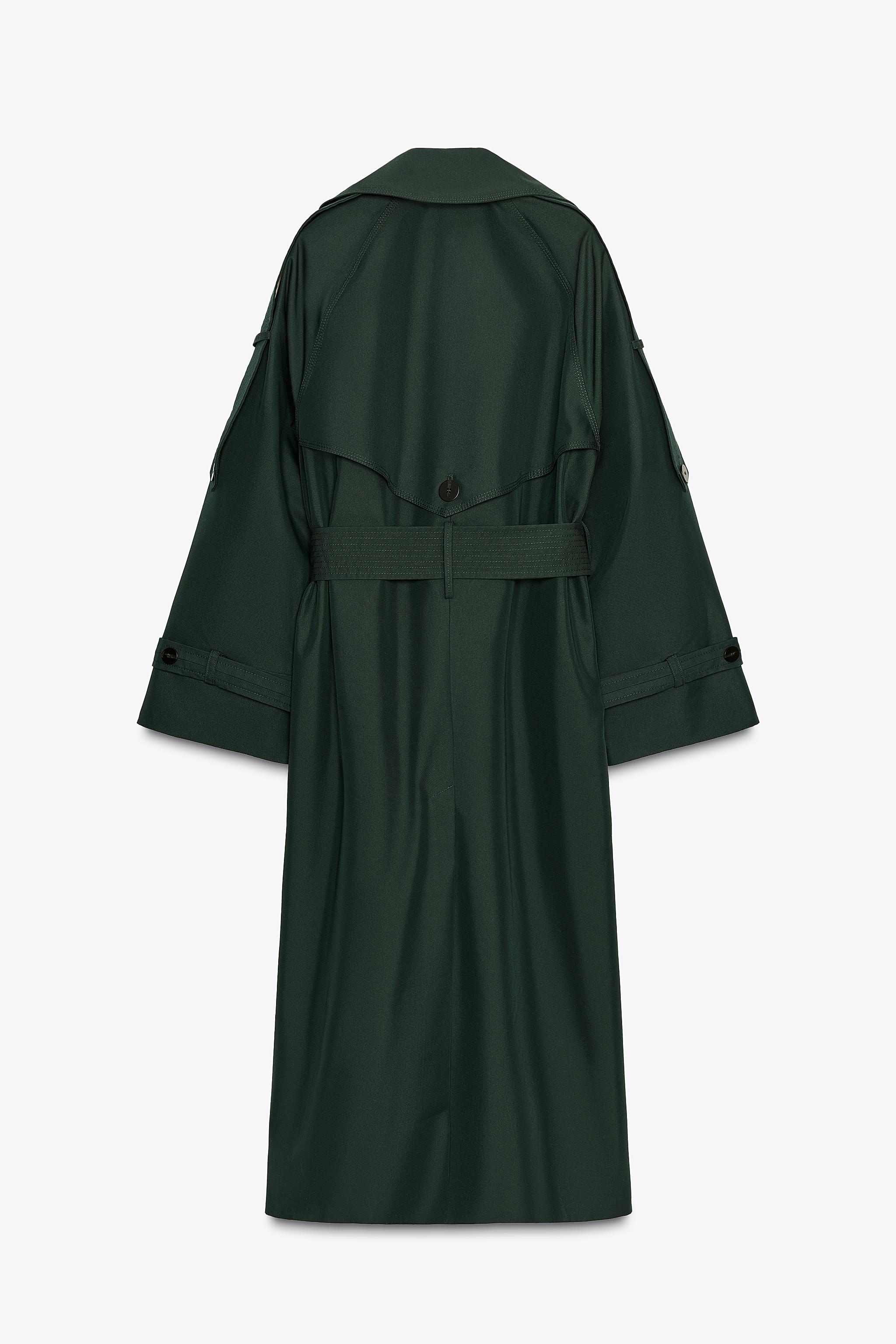 ZARA WOMAN COLLECTION オーバーサイズ撥水加工トレンチコート