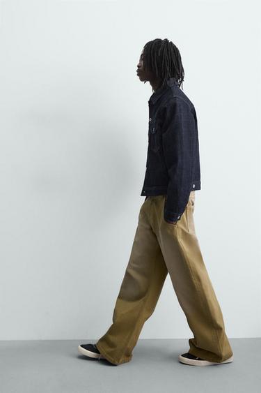 WASHED BALLOON FIT JEANS - camel by Zara - Image 5