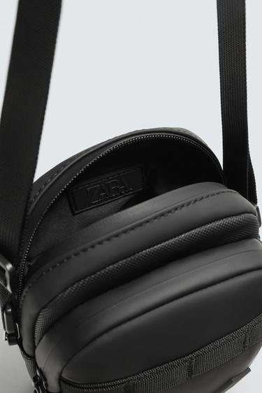 RUBBERISED CROSSBODY BAG - Black by Zara - Image 5