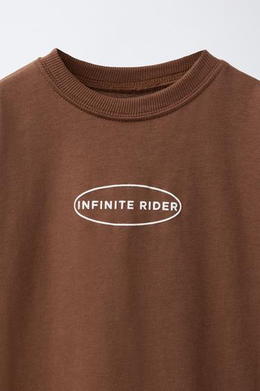 PRINTED T-SHIRT - Light brown by Zara - Image 2