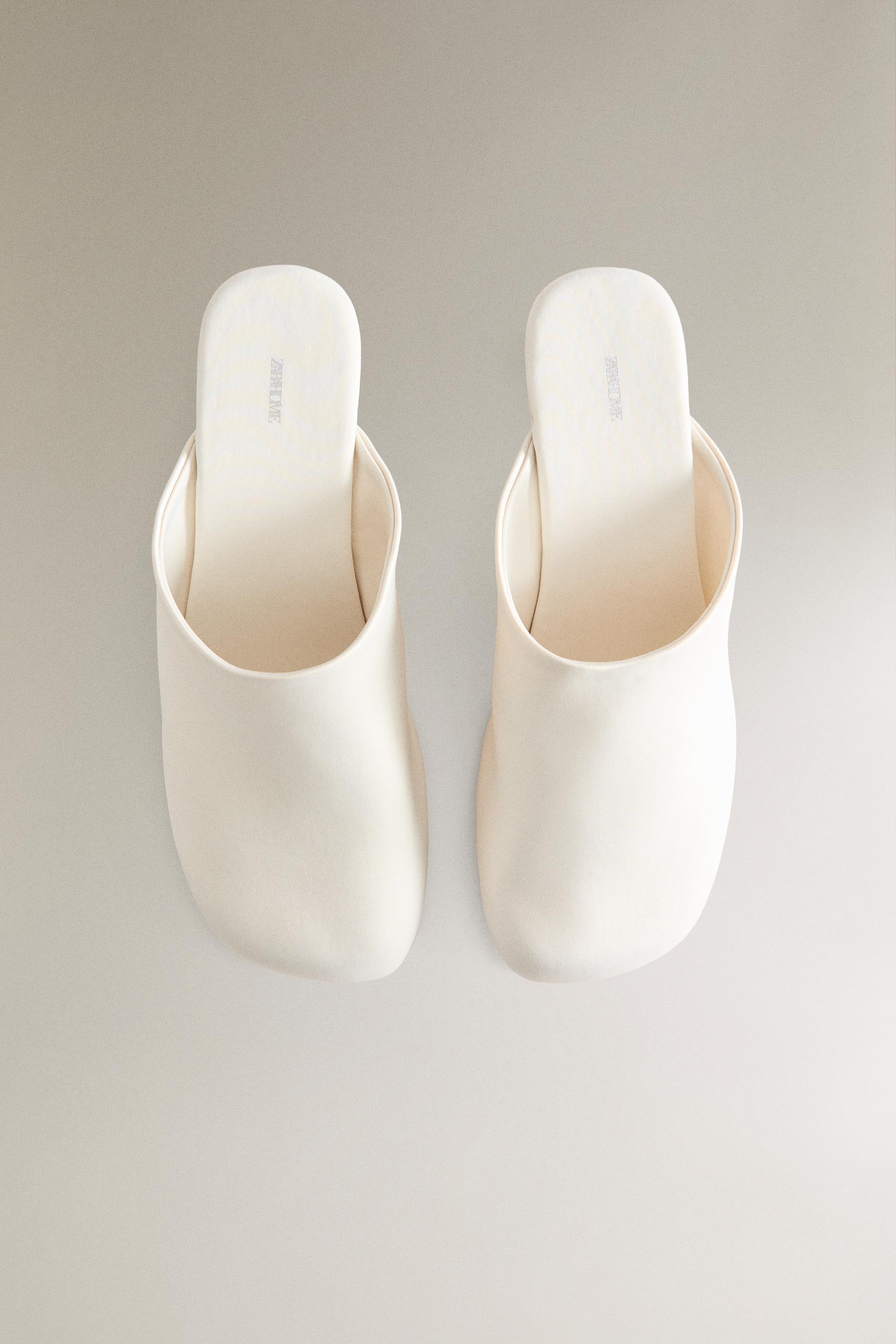 SATEEN HEELED MULES