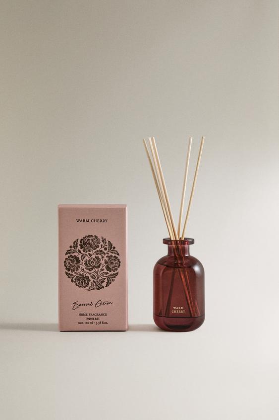 (100 ML) DIFUSOR DE AMBIENTE COM VARETAS WARM CHERRY - Caramelo da Zara - Imagem 0