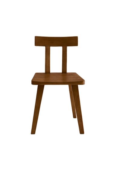 CHAISE À DOSSIER EN BOIS - Beige clair de Zara