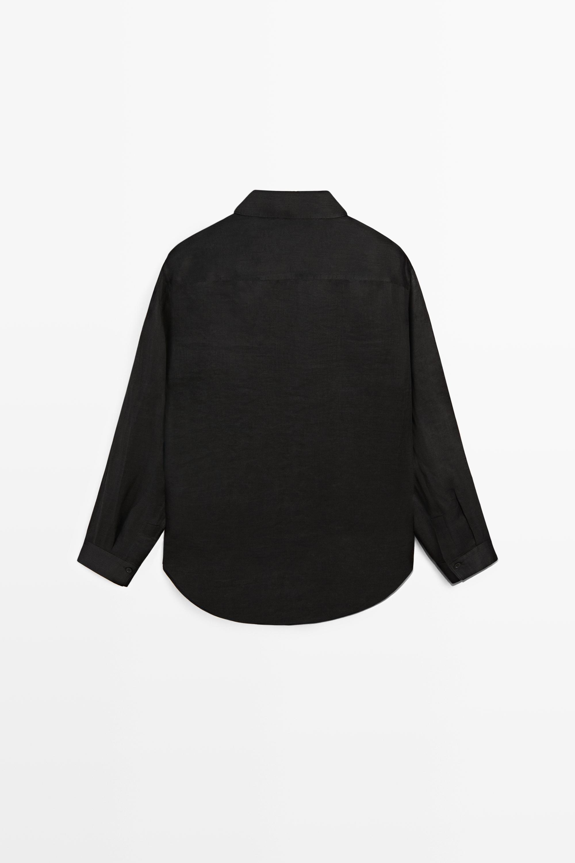 Flowing 100% ramie shirt