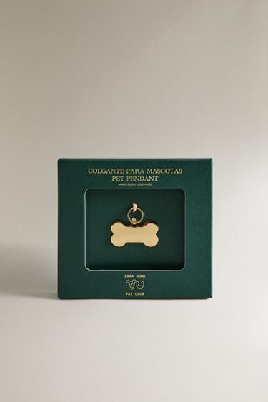 STAINLESS STEEL BONE PET CHARM - Gold by Zara - Image 3