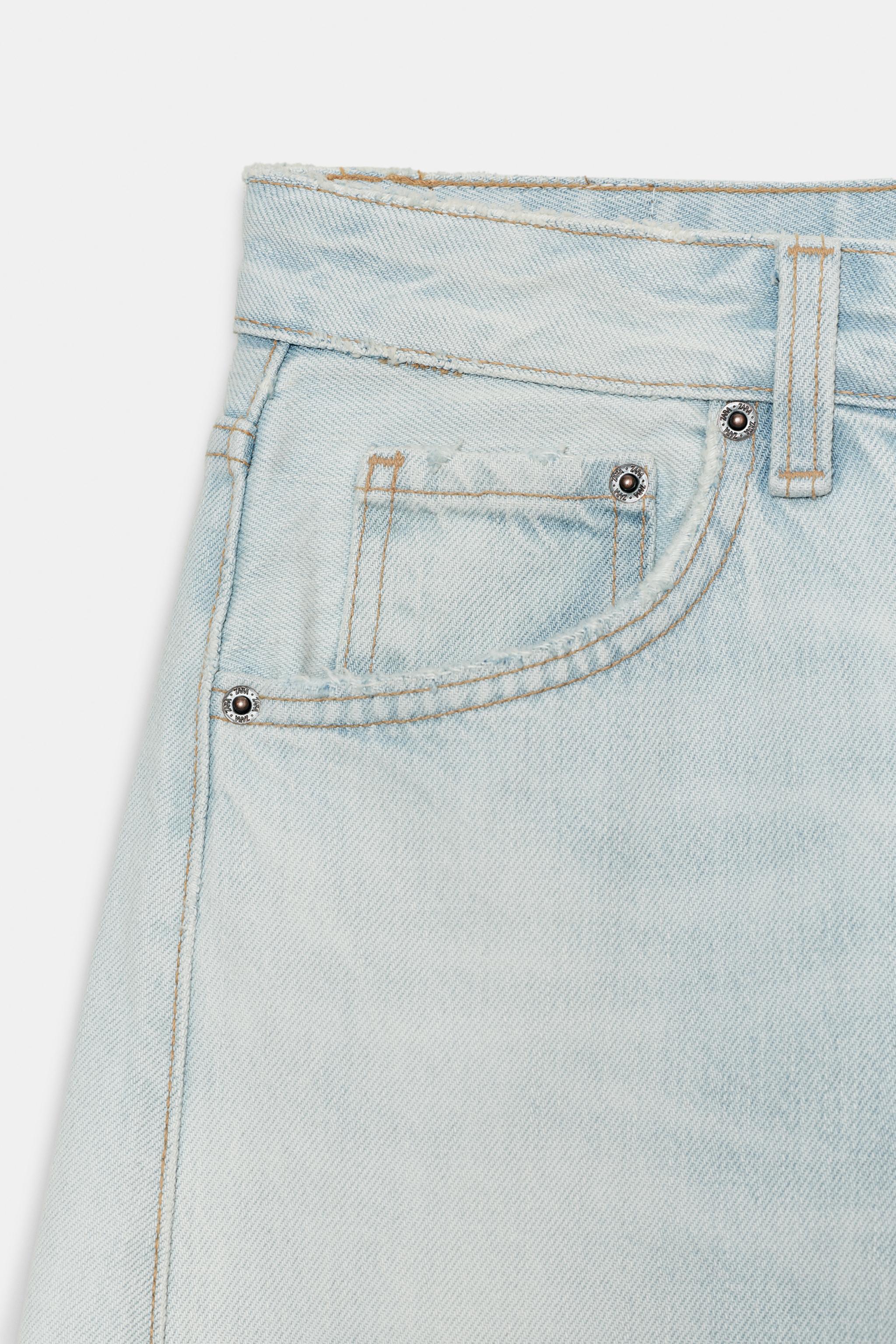 TRF MID-RISE BAGGY BALLOON JEANS