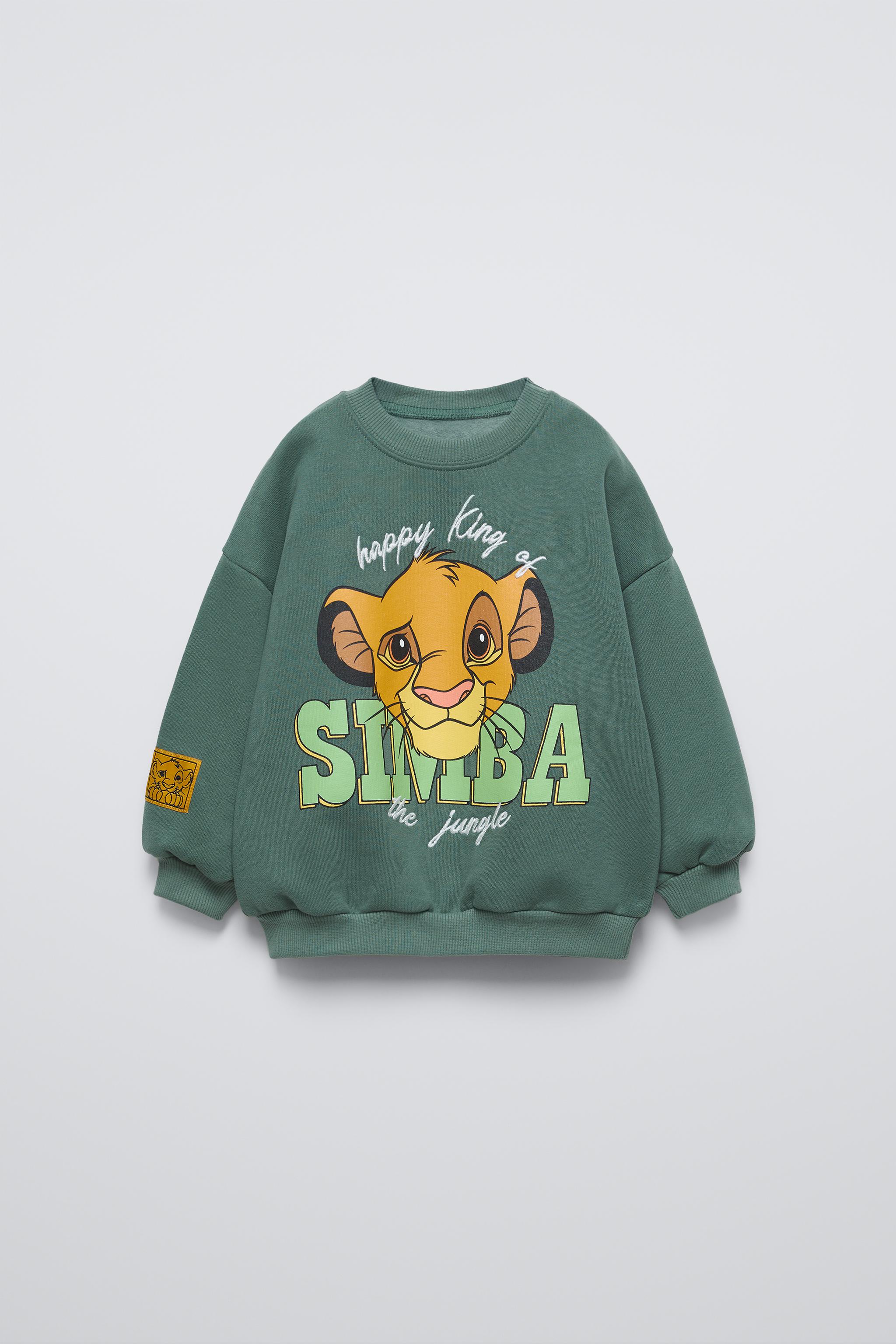 THE LION KING DISNEY SWEATSHIRT Green ZARA United Kingdom