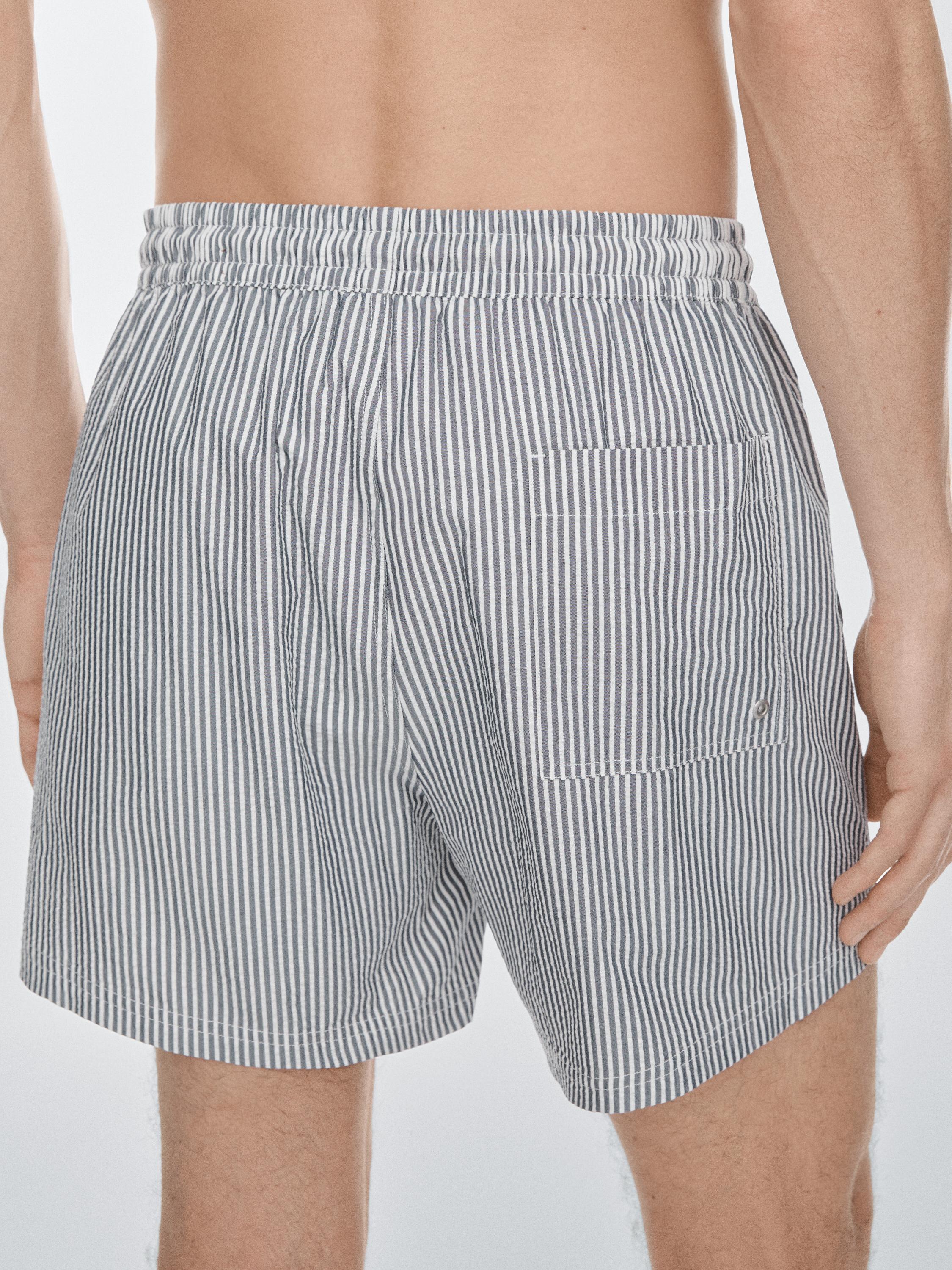 Maillot de bain à rayures