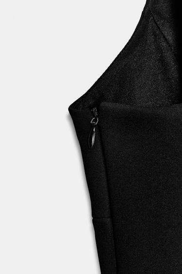 ROBE COURTE NŒUD BIJOU - Noir de Zara - Image 8