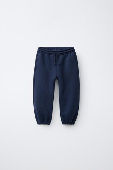 PANTALÓN FELPA - Azul de Zara - Imagen 0