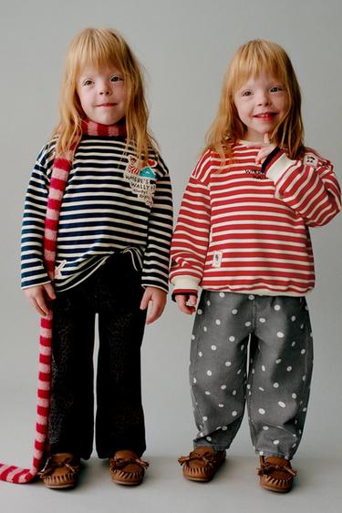 Zara WHERE'S WALLY? ® DREAMWORKS STRIPED T-SHIRT - Blue / White