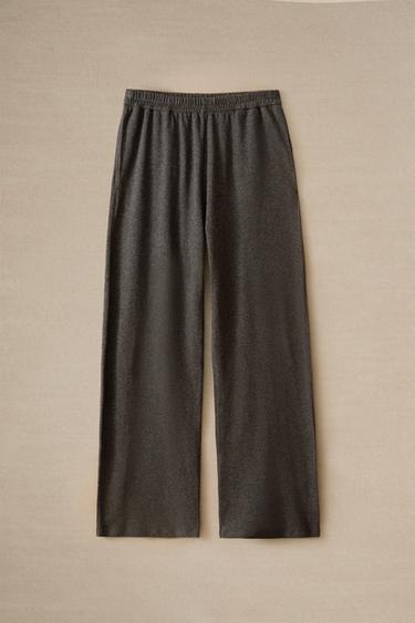 PANTALON DROIT LONG - Gris foncé de Zara - Image 4