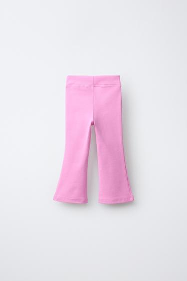 SPORTY FLARE LEGGINGS — Mid-pink 2