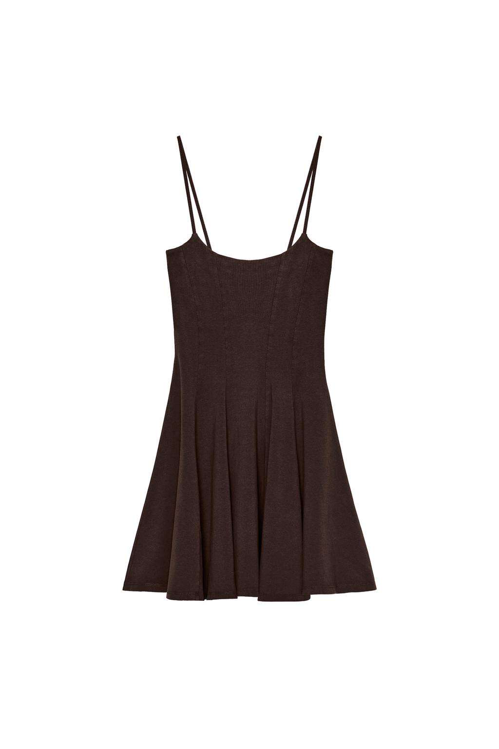 FLARED SKIRT MINI DRESS - image 3