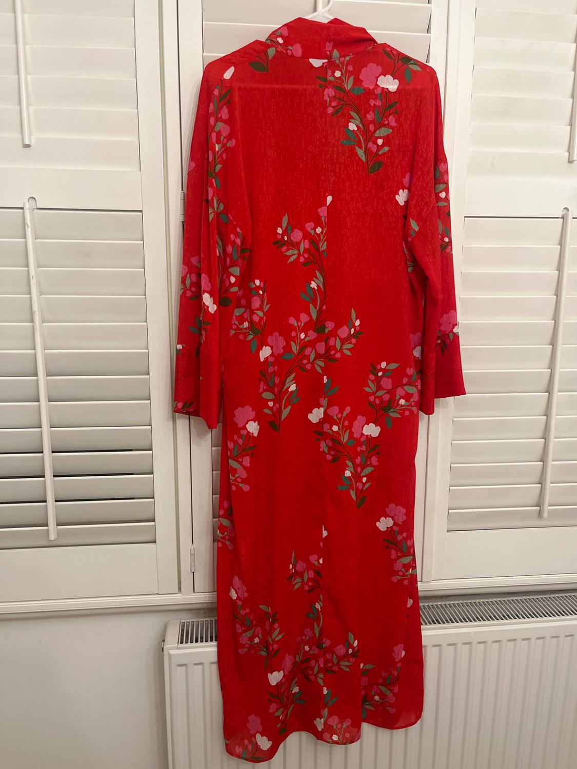 LONG PRINTED DRESS - Image 3