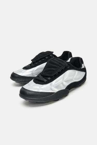 CHAUSSURES DE RUNNING MÉTALLISÉES - Argent de Zara - Image 2