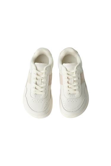 LEATHER BAREFOOT SNEAKERS — White 2