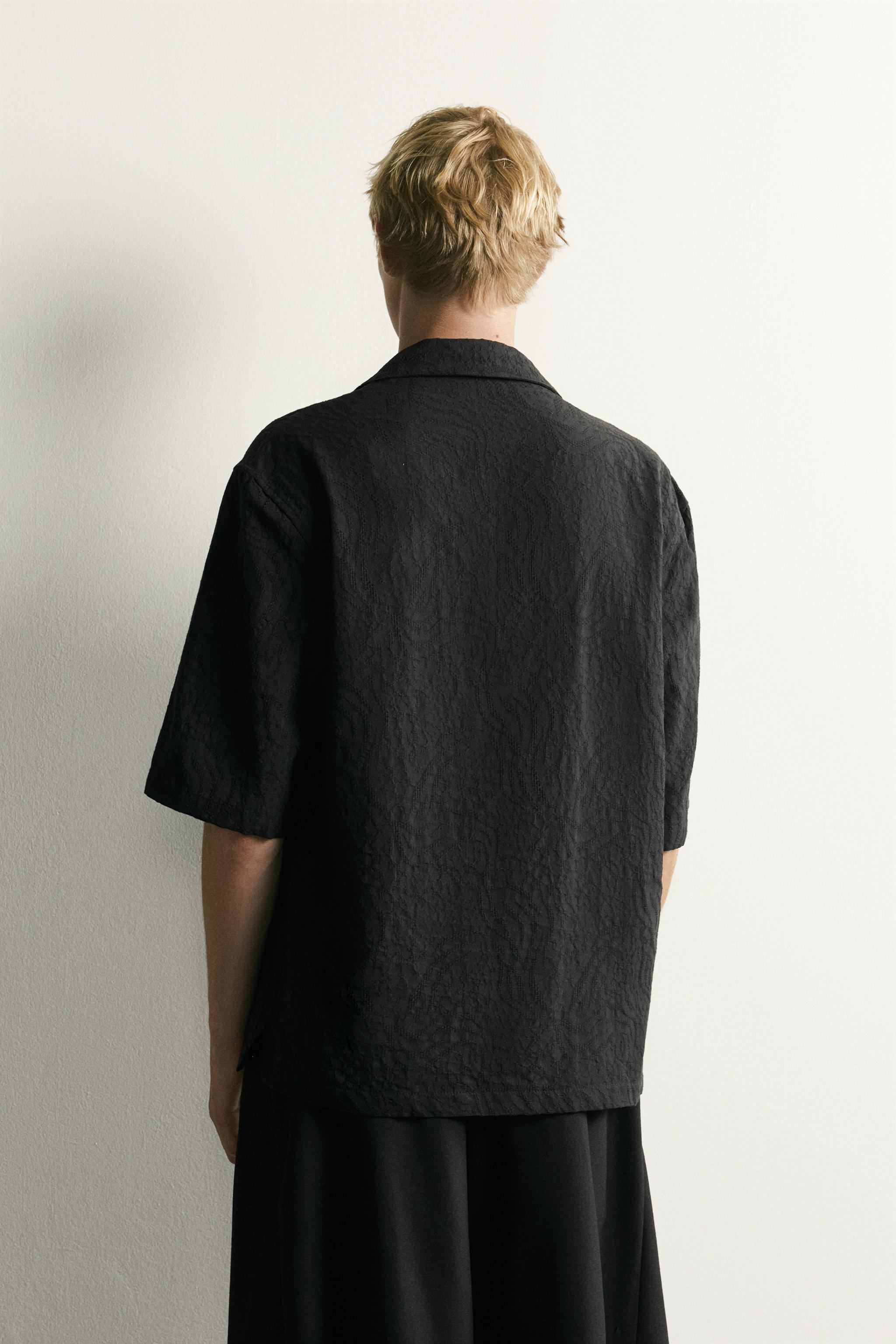 RELAXED FIT JACQUARD POLO SHIRT