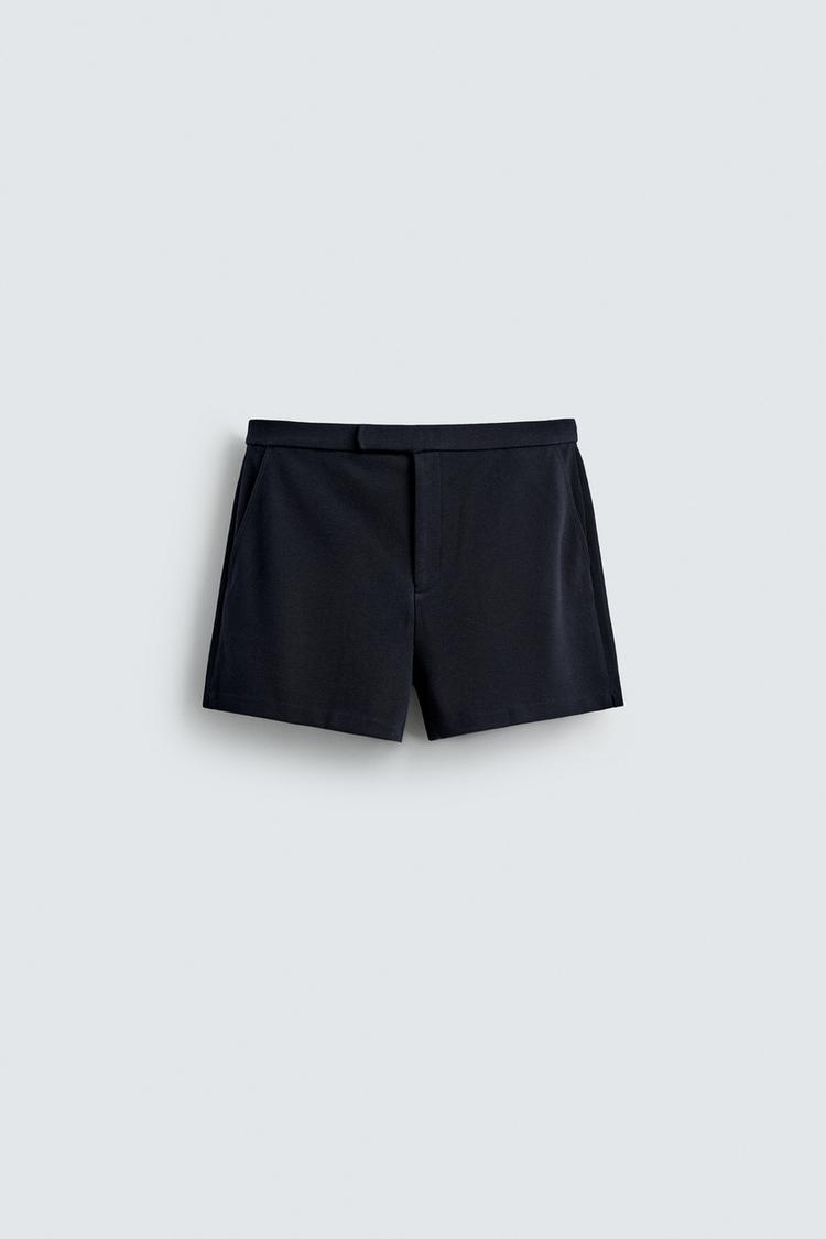 ZARA RETRO PIQUÉ SHORTS