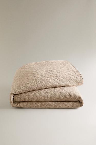 TAGEDECKE MIT KOMBINIERTEN PRINTS | KATHARINE POLE - Hellbeige von Zara - Bild 0