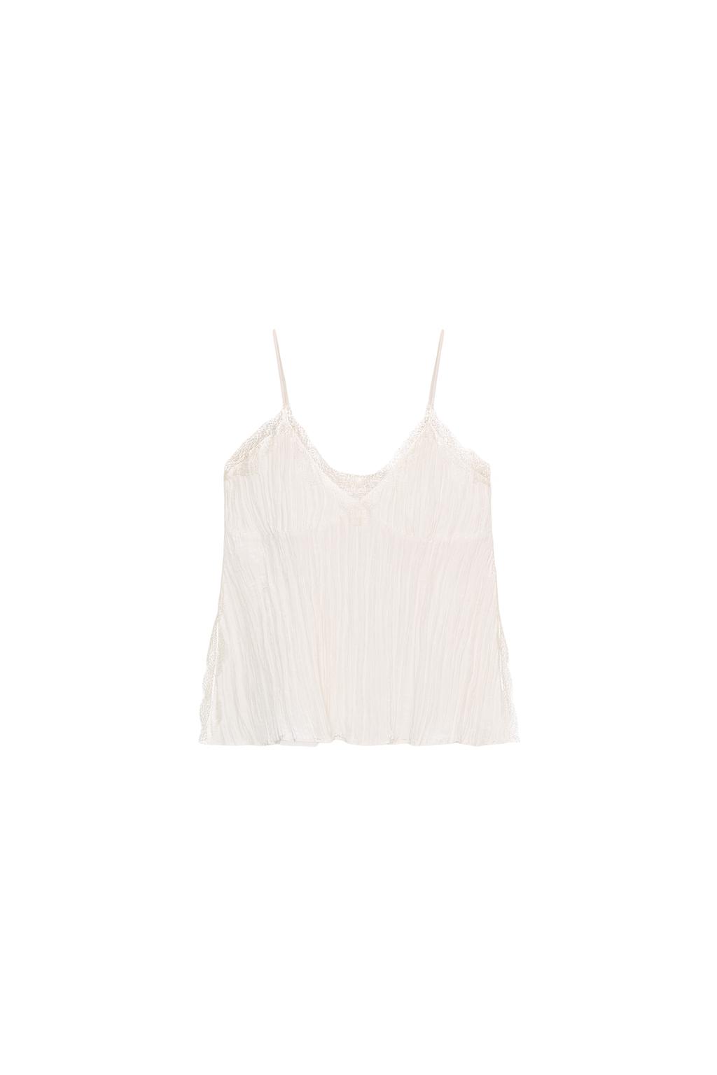 WRINKLED EFFECT CAMISOLE - image 3