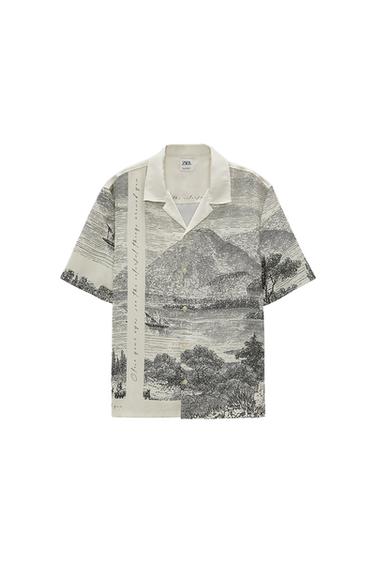 LANDSCAPE PRINT SHIRT