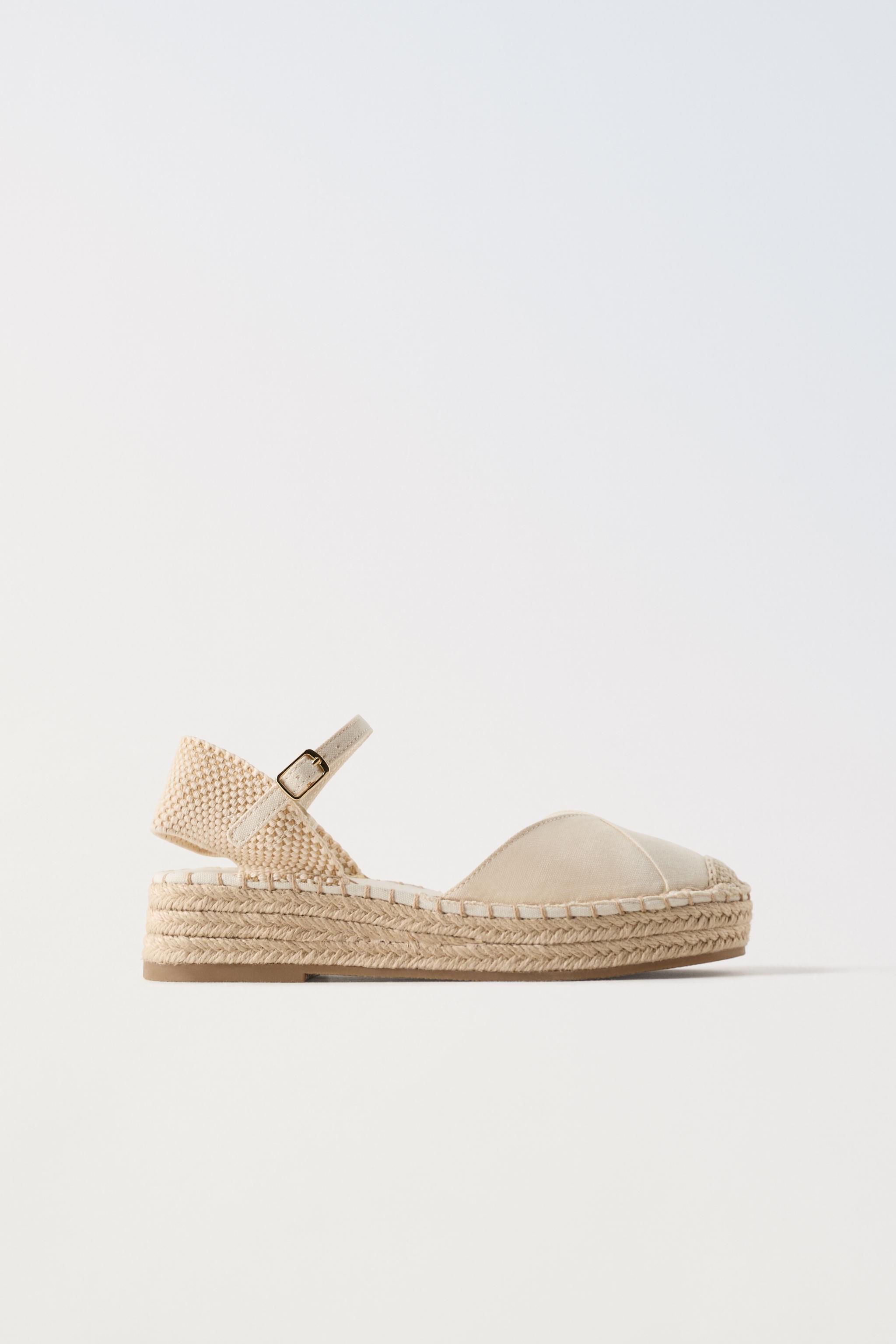 Zara cheap platform espadrilles