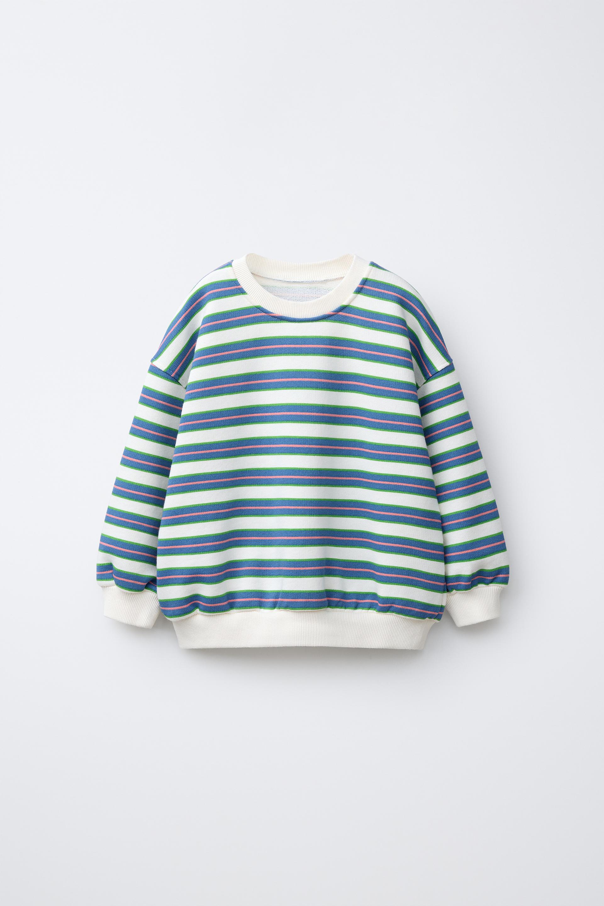 Striped Print Sweatshirt