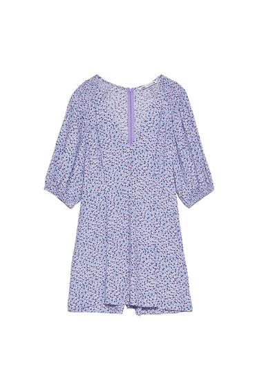 PRINTED JUMPSUIT WITH BELT